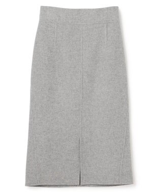 BEIGE， CHAMPIONNET  / ウールメルトン  Iラインスカート