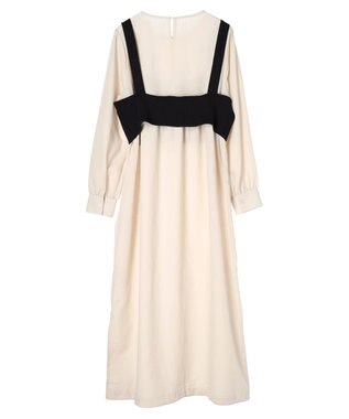 Green Parks Ｂ．ＳＥＴ２点ニットジレ＋ワンピース Black