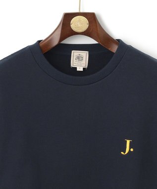 J.PRESS MEN 【WEB限定】J刺繍クルーネック スウェット ネイビー系