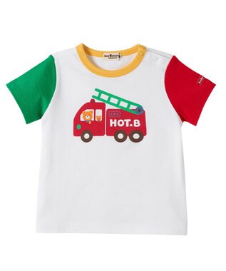 MIKI HOUSE HOT BISCUITS 【80-120cm】プリント 半袖Tシャツ