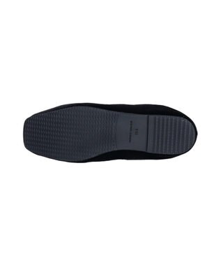 Bridget Birkin 【PARADIS COULEUR】スクエアトウメタルリボンバレエシューズ ブラック雑材