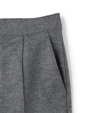 BEIGE， 【Lsize・セットアップ対応】CORBY / ウールピンタックバックサイドゴムパンツ C.Gray