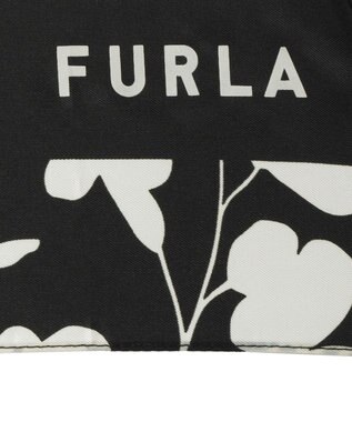 MOONBAT 【折りたたみ雨傘】フルラ (FURLA)  カメリア 折りたたみ傘 UV ブラック