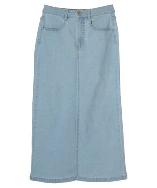 Green Parks ＧＵＭストレッチタイトデニムスカート Light Blue