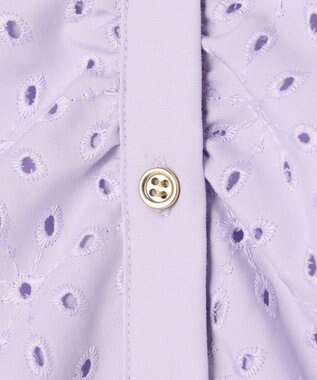 ANY SIS エンブロイダリー ワンピース ラベンダー