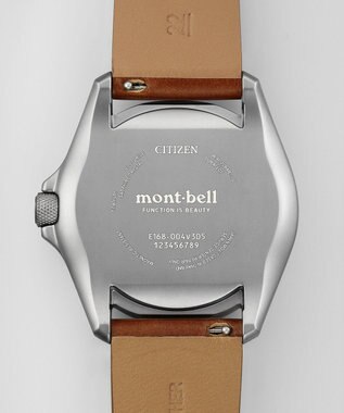 CITIZEN 【モンベル×シチズン】抜群のタフさとミニマルな魅力を極めたコラボレーションモデル BN0247-01L ブルー