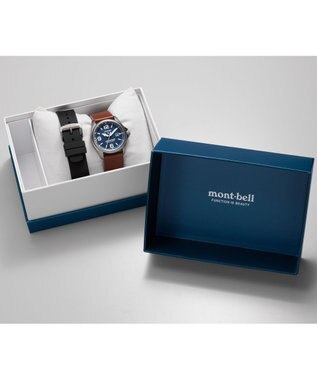 CITIZEN 【モンベル×シチズン】抜群のタフさとミニマルな魅力を極めたコラボレーションモデル BN0247-01L ブルー