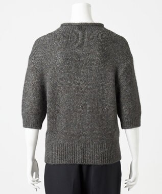 23区 S 【エステータ】ラメニット プルオーバー チャコールグレー系