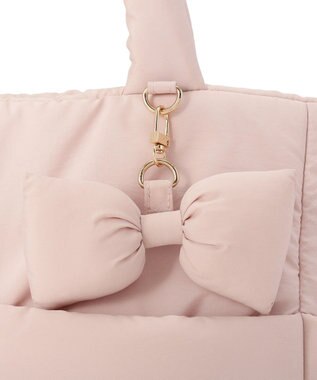 Maison de FLEUR 撥水加工パファーキャリーオントートバッグ Pink