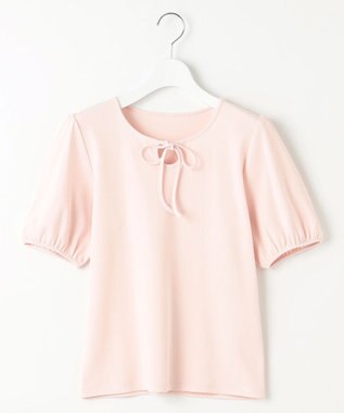 Feroux リボンアクセント Ｔシャツ ピンク系