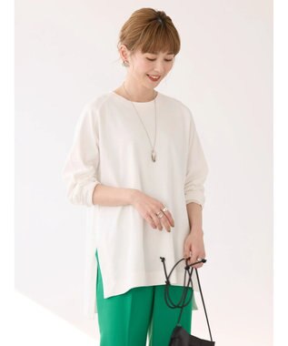 AMERICAN HOLIC サイドスリットカットチュニック Off White