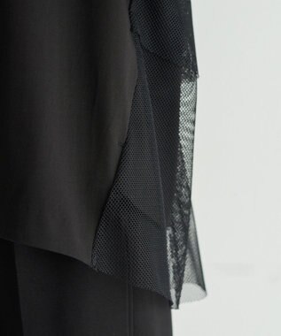 YECCA VECCA 異素材MIXテーラードジャケット Black