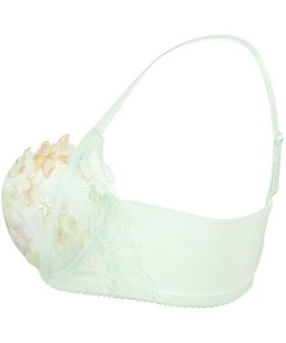 WACOAL 【重力に負けないバストケアBra】 ブラジャー バストを重力から守る まる胸キープ 脇高設計 サイドから背中のラインすっきり レディース BRB414 /ワコール メロン