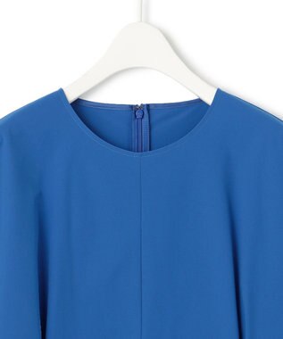 ICB L 【接触冷感・撥水・UVケア・洗える】 プルーフ4WAYタフタ ブラウス ラピスラズリ系