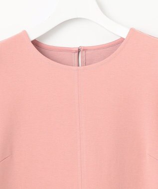 Feroux 【洗える】ドロストスリーブカットソー ワンピース ピンク系