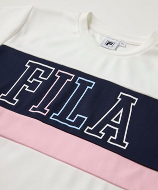 OP／FILA 【FILA】ドライピケ半袖Tシャツ オフホワイト