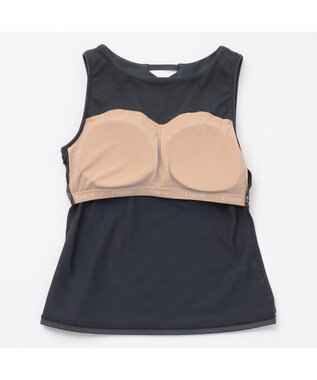 Chacott Chacott BALANCE ホットメルトレースアップトップ ブラック