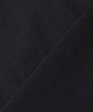 23区 【洗える】コットンアセテート プルオーバー ニット ブラック系