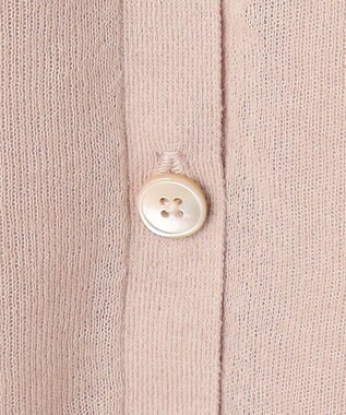 J.PRESS LADIES S 【洗える】LINEN MIX SHEER Vネック カーディガン ベージュ系