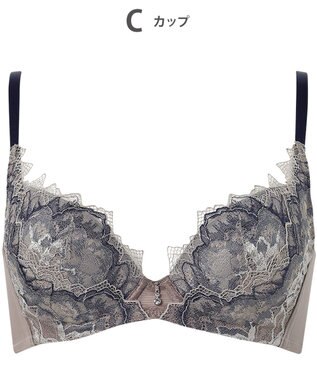 WACOAL 【ハグするブラ】 ブラジャー 体温を感知してカラダになじむ 谷間メイク 脇高設計 レディース BXB418 /ワコール ブラウン