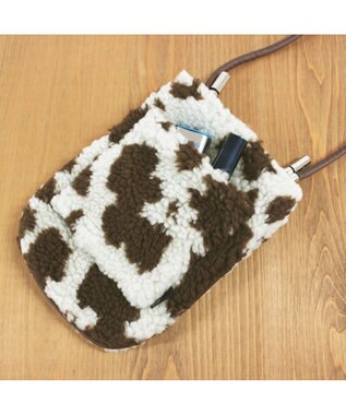 ROOTOTE 1336【スマホショルダー】LT.ベビールー.ボア-A 02：カウ