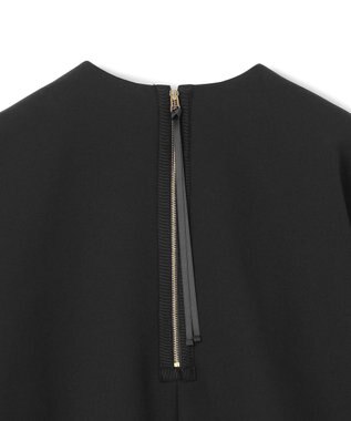 BEIGE， 【洗える】WINDSOR / クルーネックブラウス Black