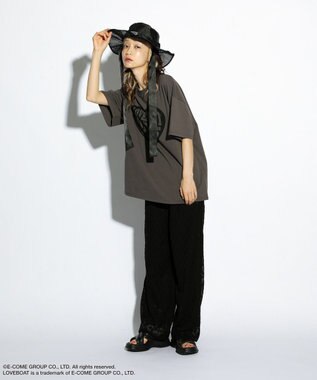 Green Parks ■ＬＯＶＥＢＯＡＴ　オーガンジーＨＡＴ Black