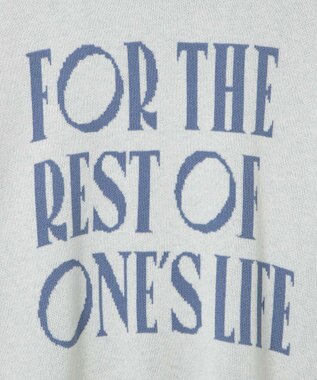 WEGO ロゴジャガードニットプルオーバー ホワイトアイボリー