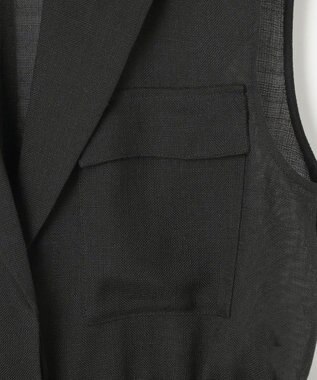 ICB L 【一部カラーのみ接触冷感・洗える】UnleashLite ジレ ブラック系