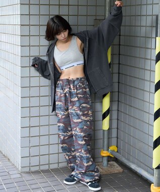 WEGO ロゴブラトップ 杢グレー