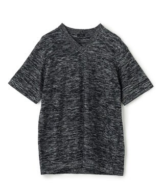 JOSEPH HOMME シャイニースラブブークレ　ニットＴシャツ ネイビー系