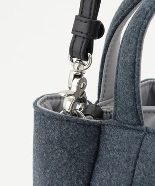 Y'SACCS フェルトトート　SSサイズ ダークグレー