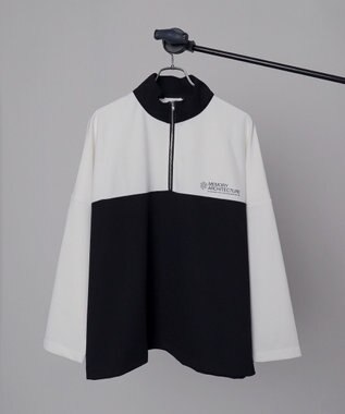 WEGO ドルマンポンチハーフZIPT（LS） ホワイト