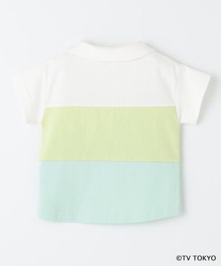 組曲 KIDS 【80-100㎝】シナぷしゅ襟付き カットソー ミント