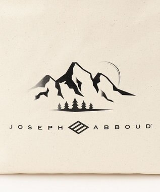 JOSEPH ABBOUD MOUNTAIN 【UNISEX】キャンバストートバック アイボリー系