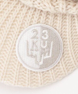 23区GOLF 【WOMEN】つば付きケーブル ニットキャップ ベージュ系