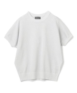 uncrave 【手洗い可】シアー ラメ ニットプルオーバー（uncrave STANDARD） シルバー