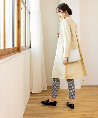 Tiaclasse 【洗える】ステンカラーコート イエロー