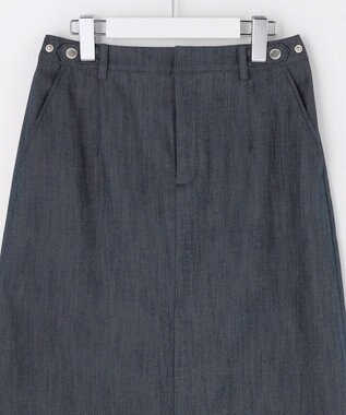 J.PRESS LADIES S 【WEB限定】セルロースシャンブレー ナロー スカート 【WEB限定】ネイビー系