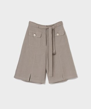 GRACE CONTINENTAL リネンデニムライクパンツ ベージュ