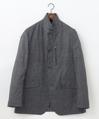 JOSEPH ABBOUD 【キングサイズ・軽量・撥水加工】メランジストレッチジャケットブルゾン グレー系