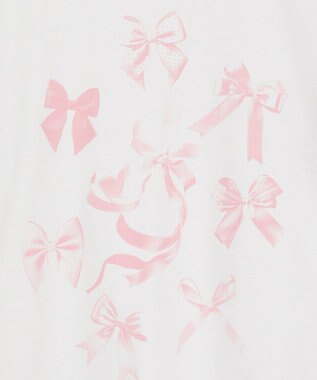 Green Parks ・ＤＯＵＢＬＥ　ＦＬＡＧＳ　リボンｐｔ　ＴＥＥ Charcoal Gray