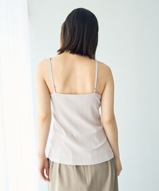 YECCA VECCA カップ付きベアキャミソール Light Beige