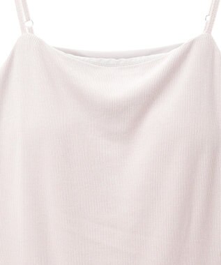 YECCA VECCA カップ付きベアキャミソール Light Beige