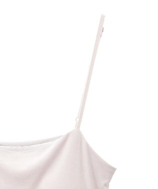 YECCA VECCA カップ付きベアキャミソール Light Beige