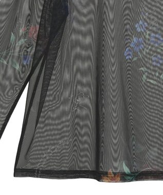 Green Parks ・ＳＵＧＡＲ　ＳＰＯＯＮ　フラワーｐｔシアーロンＴＥＥ Black