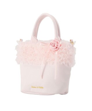 Maison de FLEUR チュールフリルローズ２Ｗａｙバッグ Pink