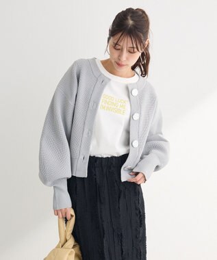 Green Parks ・ＡＮＤＳＥＡＲＣＨ　ニットカーディガン Gray