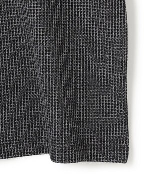 JOSEPH HOMME 新素材【清涼感】メランジクロスジャージー　Vネック半袖カットソー ブラック系