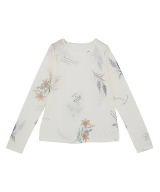 Green Parks ・ＳＵＧＡＲ　ＳＰＯＯＮ　フラワーｐｔシアーロンＴＥＥ Ivory